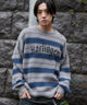 グレーボーダー　モデル：175cm L着用