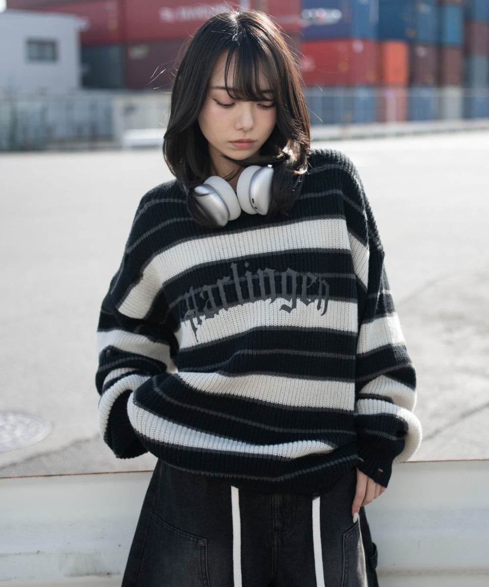 ブラックボーダー　モデル：159cm L着用