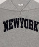NEWYORKハーフジップニット