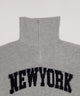 NEWYORKハーフジップニット