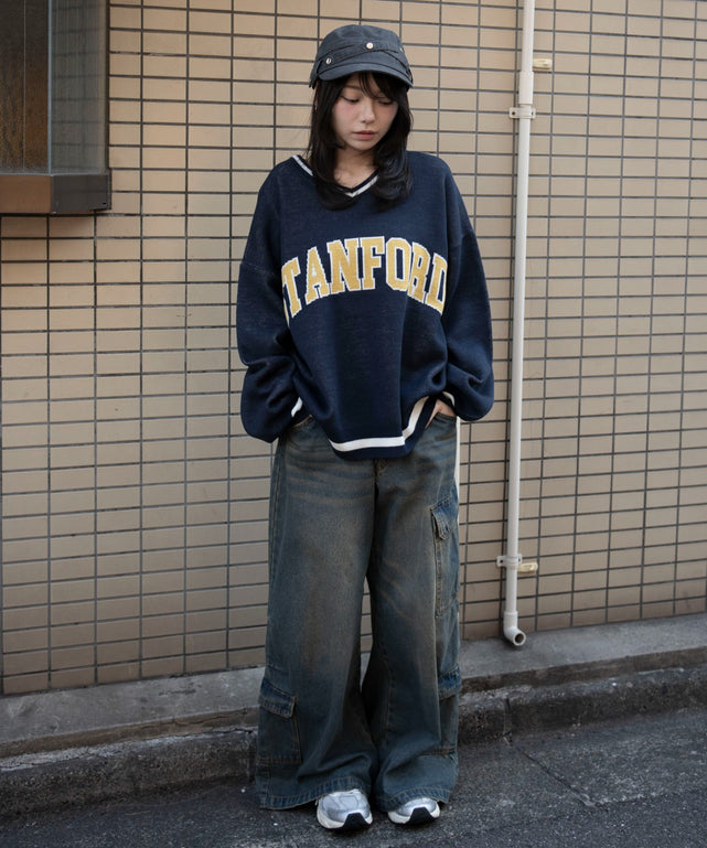 ネイビー　モデル：159cm F着用