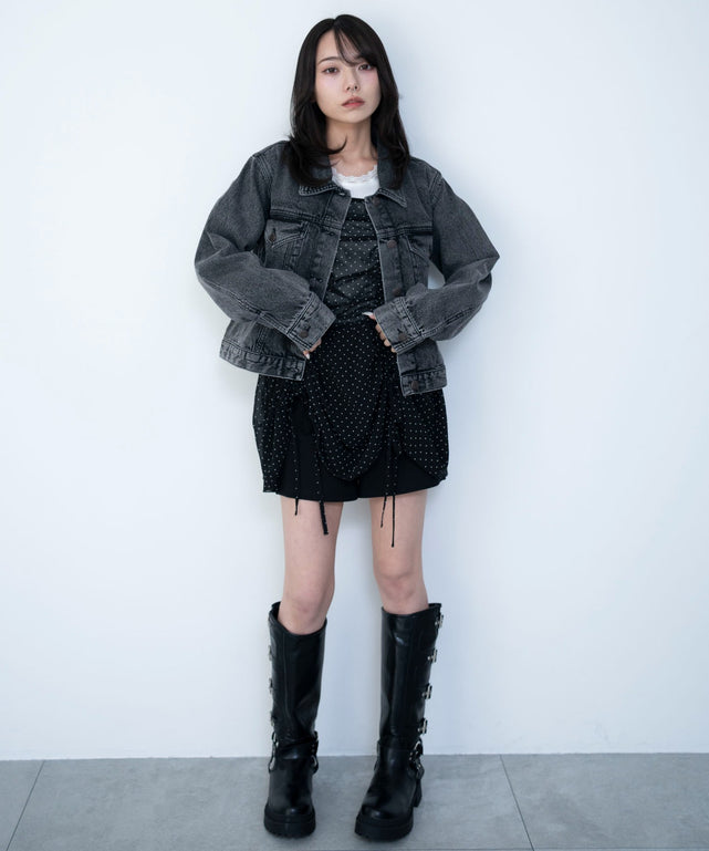 ブラック　モデル：159cm F着用
