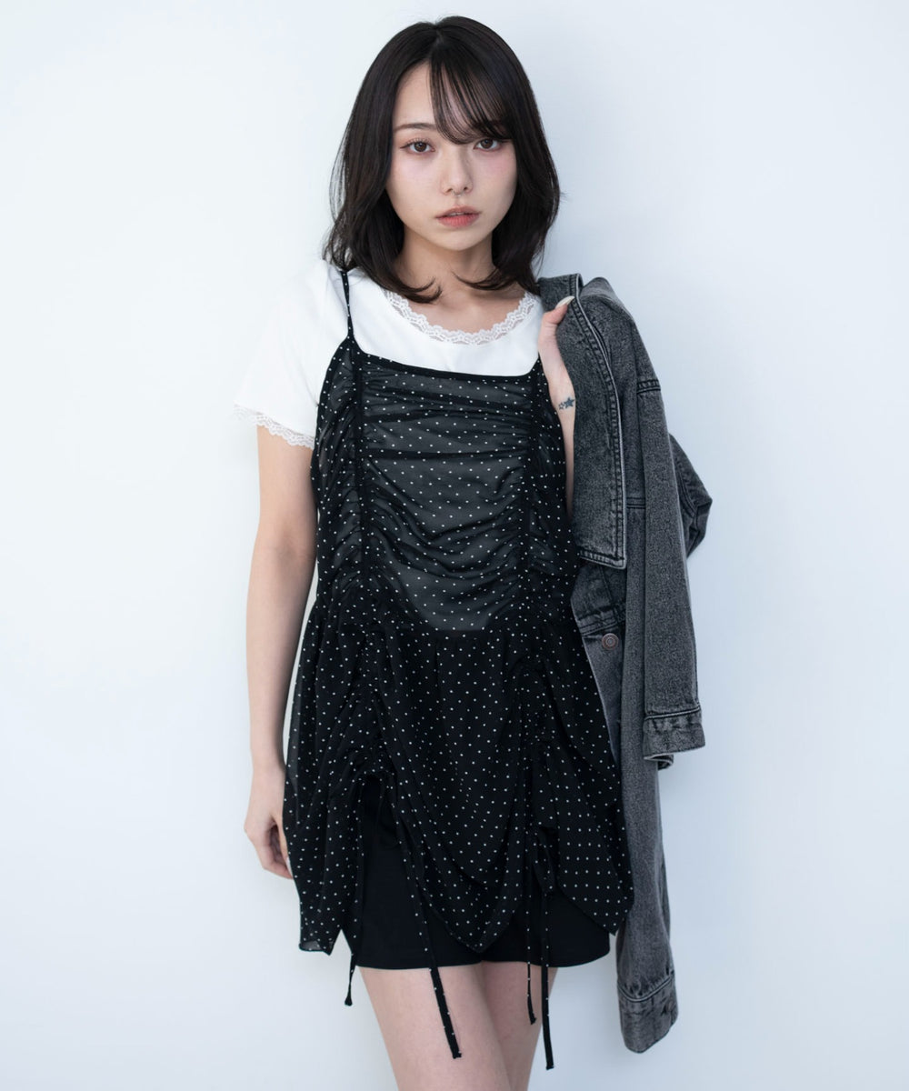 ブラック　モデル：159cm F着用