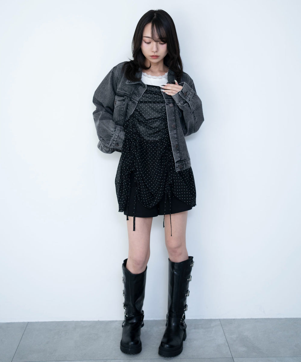 ブラック　モデル：159cm F着用