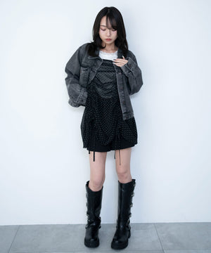 ブラック　モデル：159cm F着用
