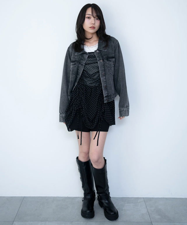 ブラック　モデル：159cm F着用