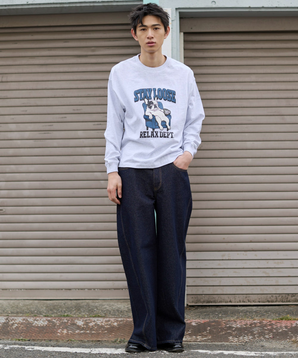 アッシュグレー モデル：181cm L着用