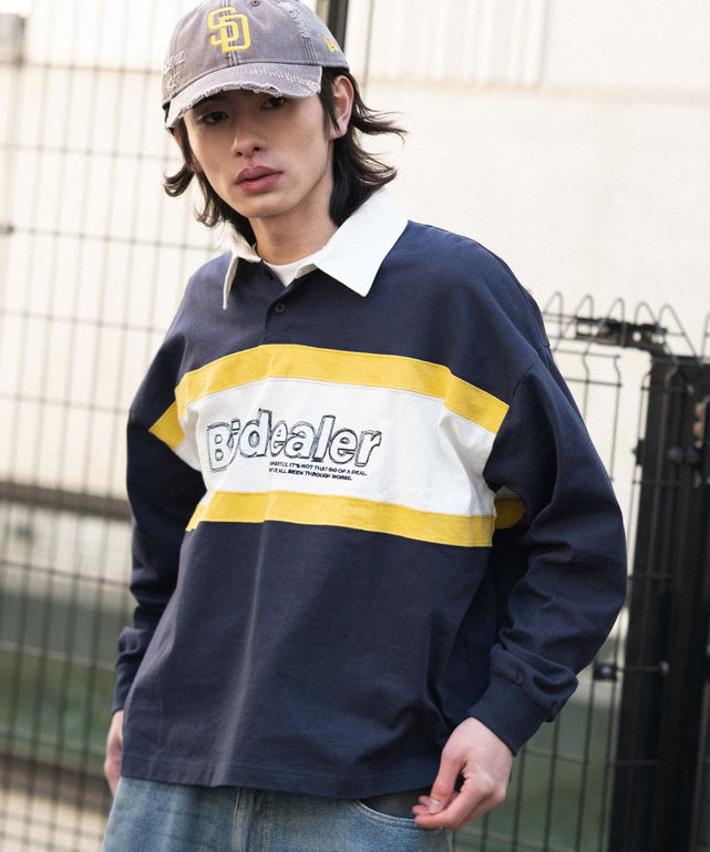 ネイビー モデル：182cm L着用
