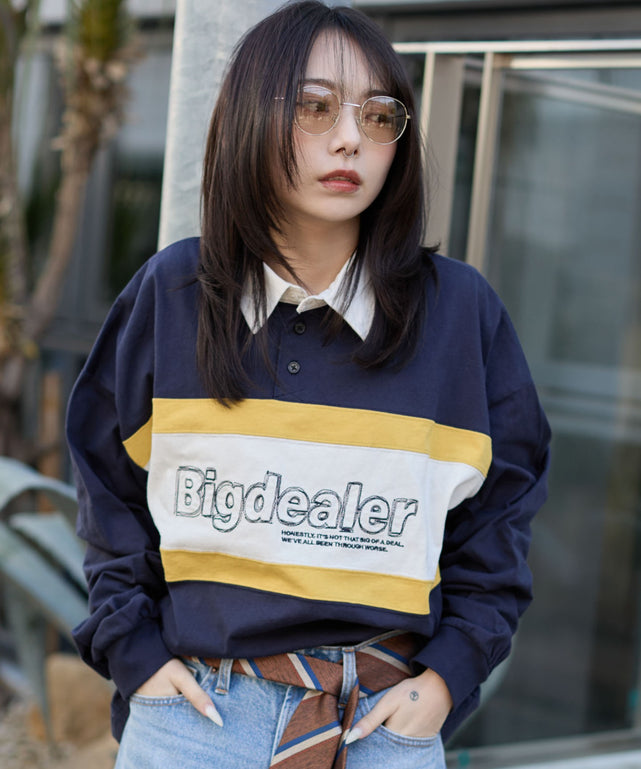 ネイビー モデル：159cm M着用