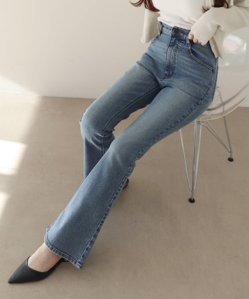 デニム中濃 モデル：160cm M着用
