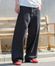 エクストラバギーデニムパンツ/デニムブラック モデル：181cm L着用