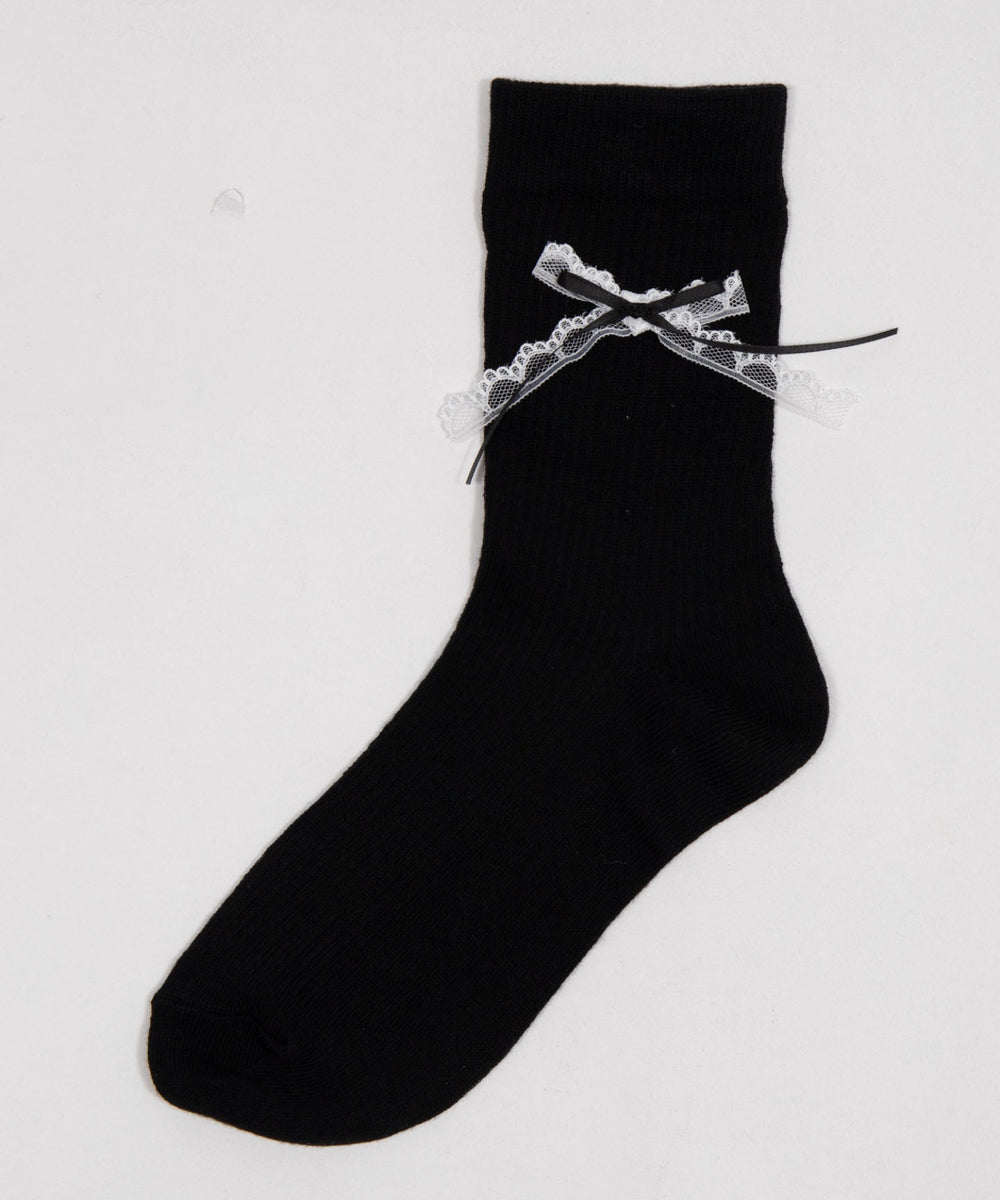 ダブルリボンソックス(23-25cm)