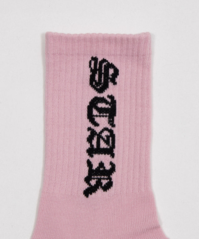 オールドイングリッシュロゴリブソックス(23-25cm)