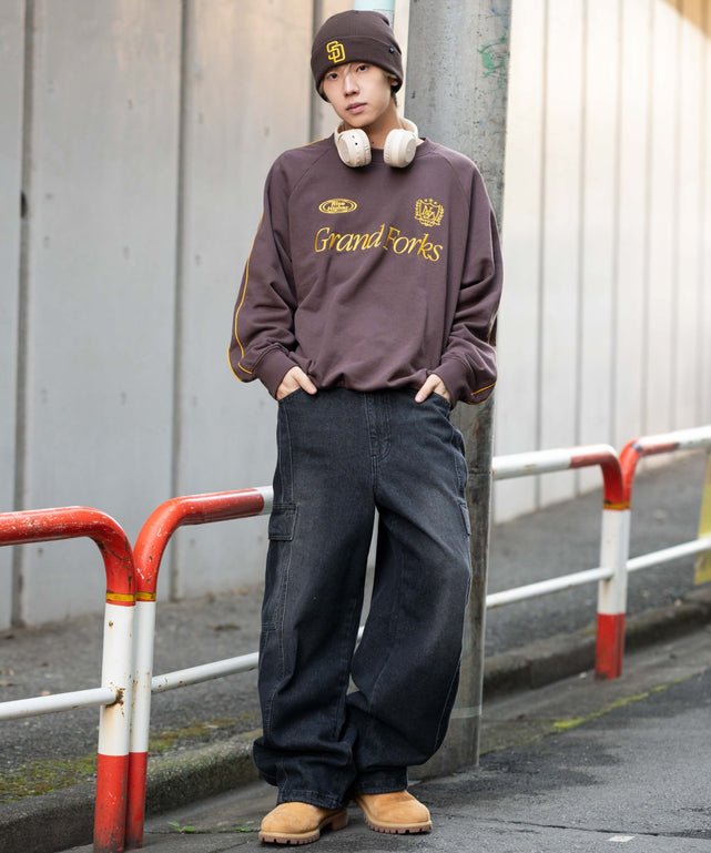 ブラウン モデル：175cm L着用