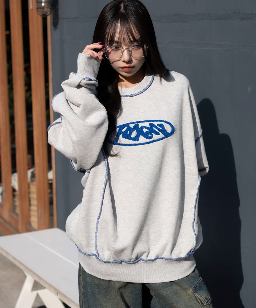 杢グレー　モデル：159cm L着用