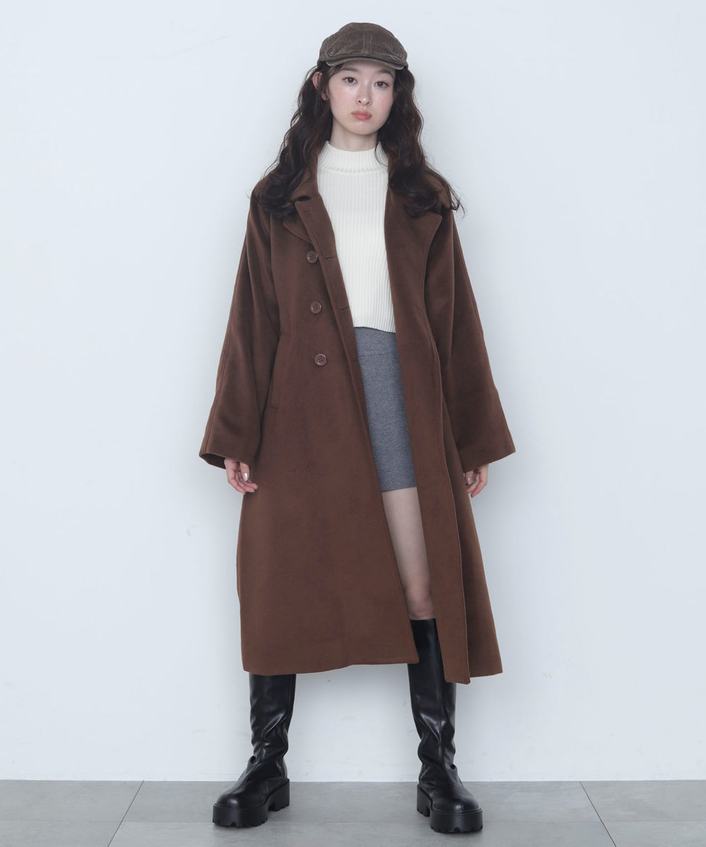 ブラウン　モデル：163cm M着用