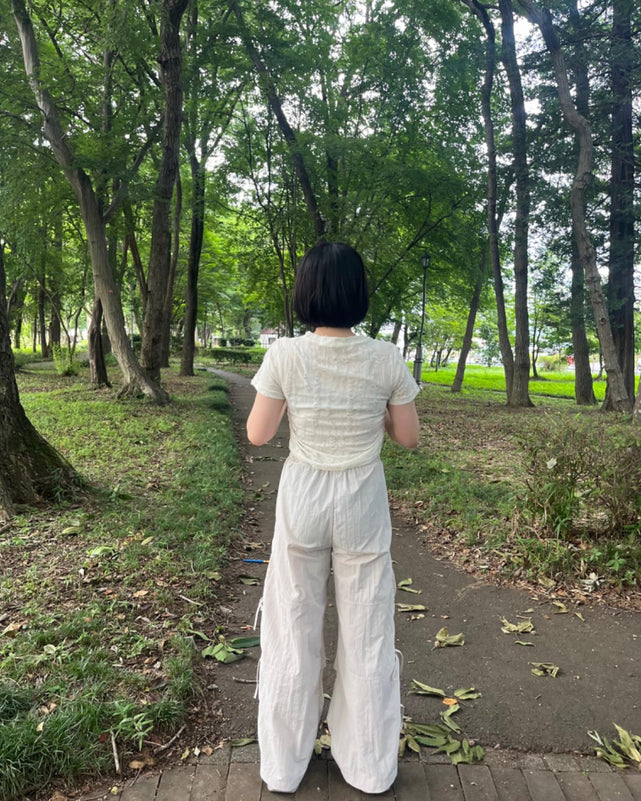 サイドリボンロングパンツ/サイドリボンロングパンツ