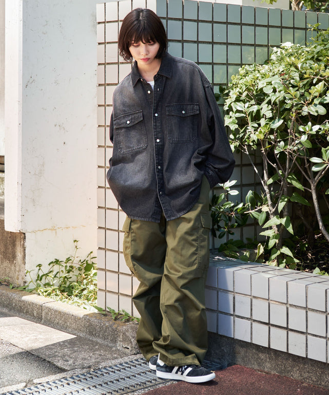 デニムブラックソノタ モデル：160cm L着用