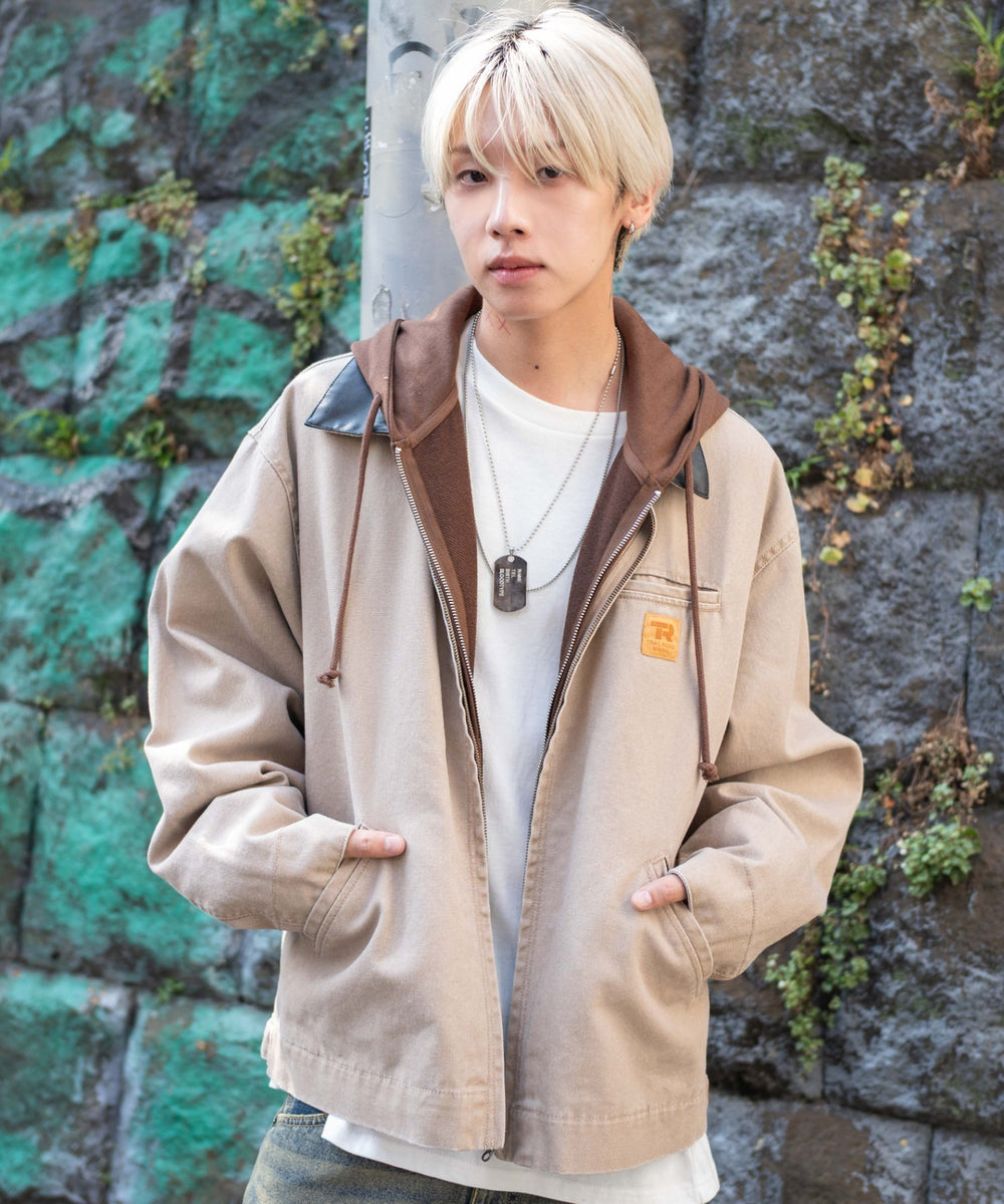 ベージュ モデル：175cm L着用
