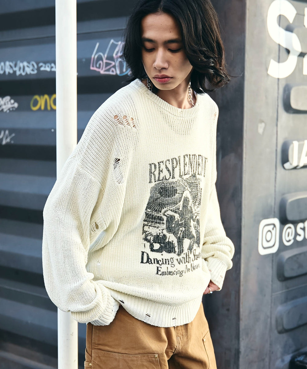 オフホワイト　モデル:175cm L着用
