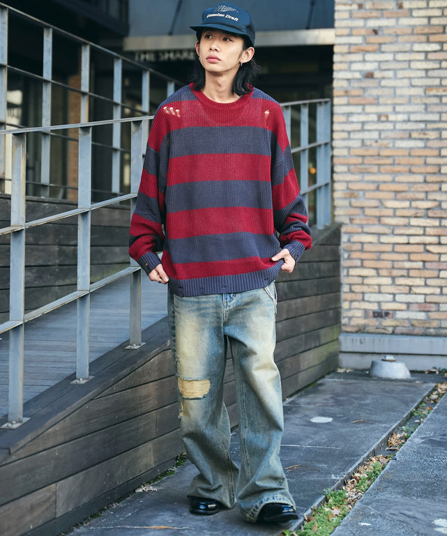 レッドボーダー　モデル:175cm L着用