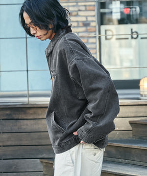 デニムブラックソノタ　モデル:175cm L着用