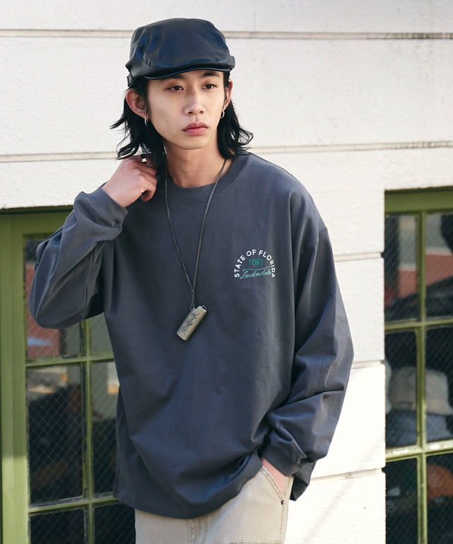 柄2　モデル:175cm L着用