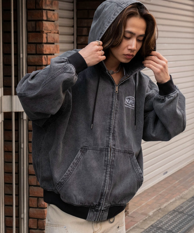 デニムブラックソノタモデル：175cm L着用