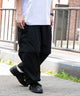 2wayリップストップカーゴパンツ/ブラック モデル：174cm L着用