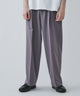 ベルト付きトロミワイドスラックス/パープルその他 モデル：180cm L着用