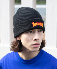 THRASHER|FLAME LOGO アクリルビーニー