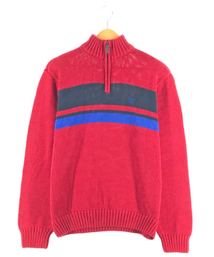 CHAPS ハーフZIPニット