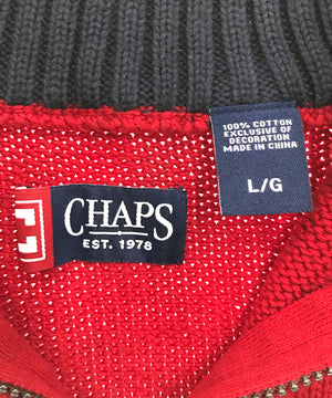 CHAPS ハーフZIPニット