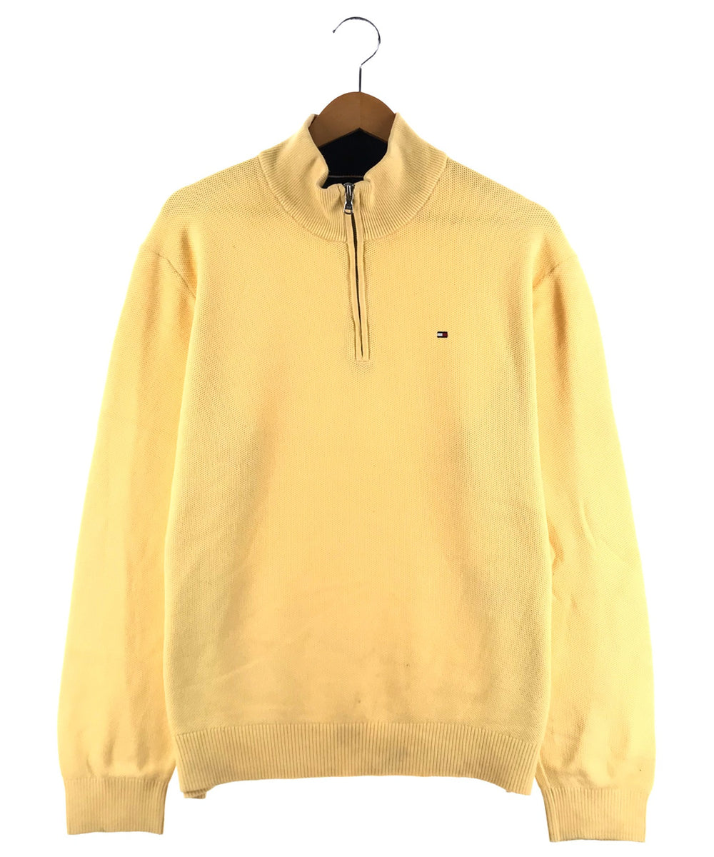 TOMMY ブランドハーフZIPニット