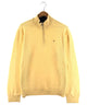 TOMMY ブランドハーフZIPニット