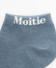 Moitieロゴショートソックス(23-25cm)