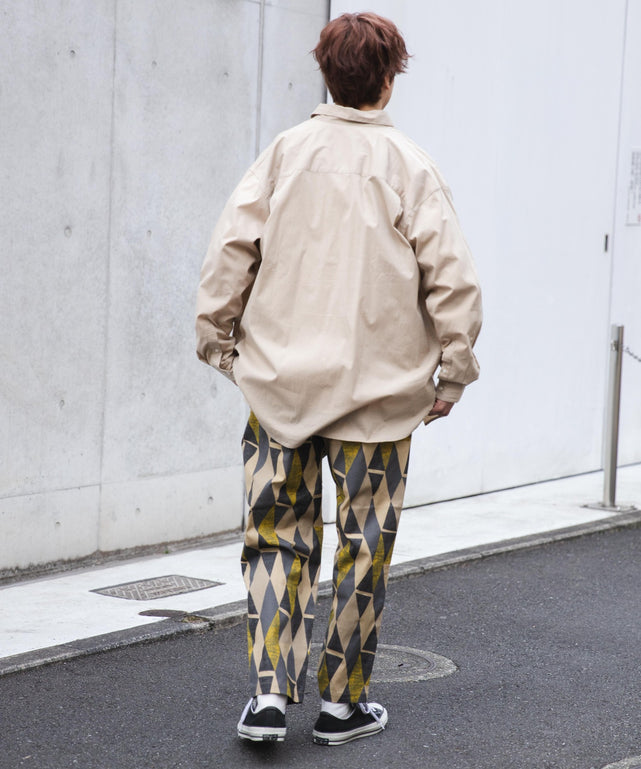 総柄ワイドイージーパンツ