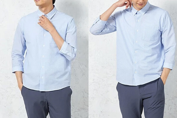 七分袖シャツを使った夏のビジカジコーデ