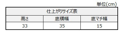 サイズチャート