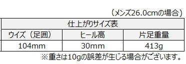 サイズチャート