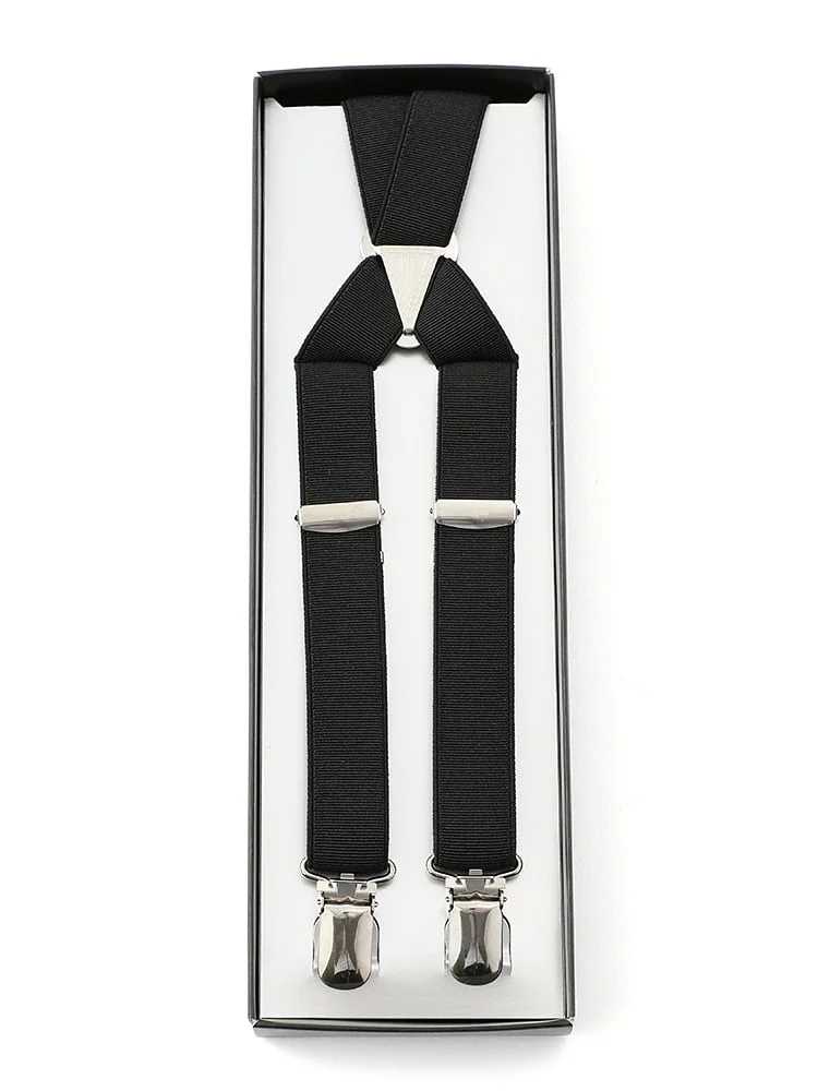 【礼装用】サスペンダー21mm無地Lサイズ