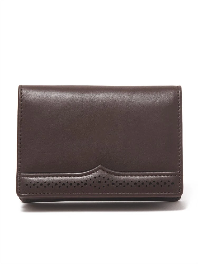 名刺入れ牛革無地通年