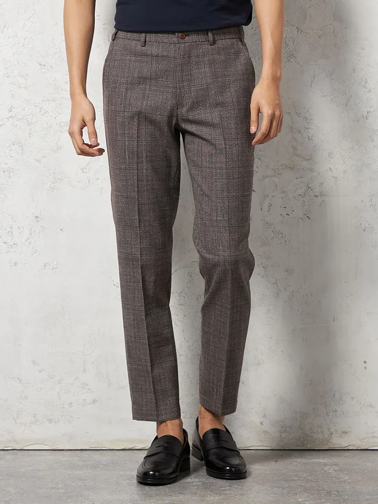 【軽量】パンツノータック【セットアップ商品有】ストレッチリネン混無地リッケンバッカー春夏