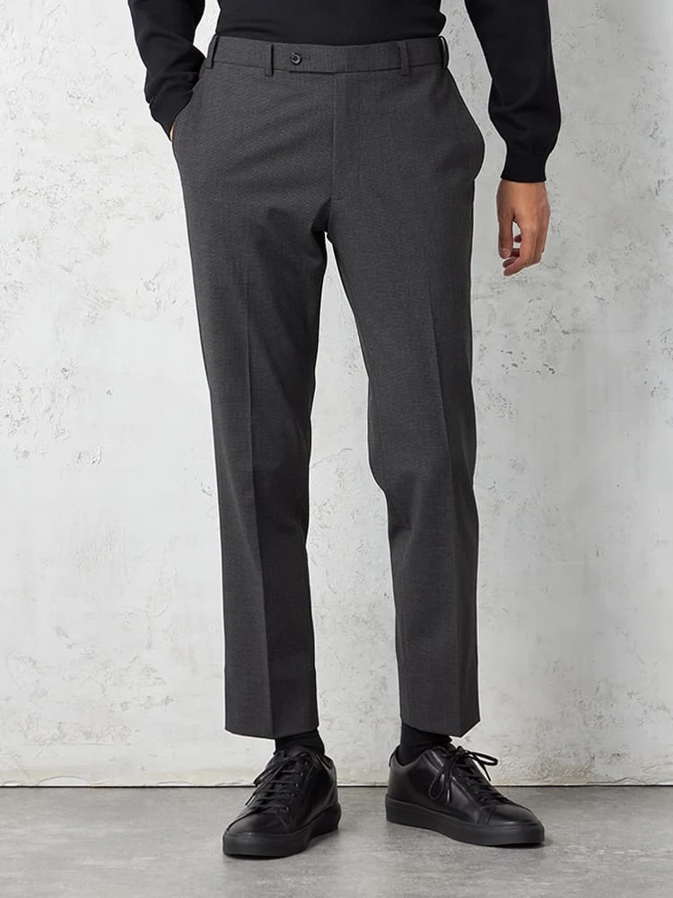 【KATHARINEEHAMNETT-キャサリン・イー・ハムネット-】パンツ【セットアップ対応可】ＫＥＨキャリーマンセットアップパンツ千鳥格子キャサリンＥハムネット通年