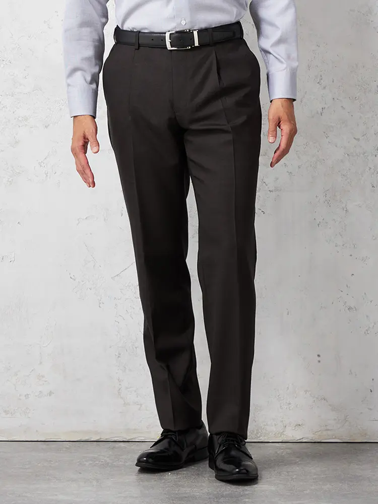 【ウール100％】マルラーネワンタックスラックスパンツ通年