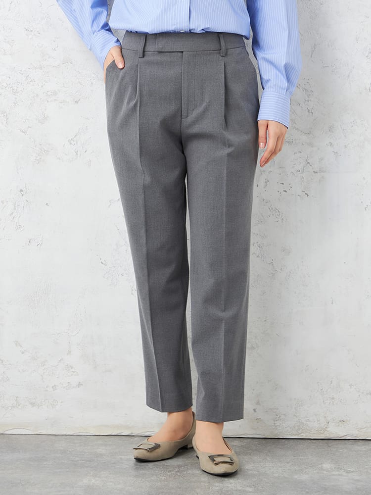 【WALKPLUS】T/Rトロタックテーパードパンツウォッシャブル通年【レディース】