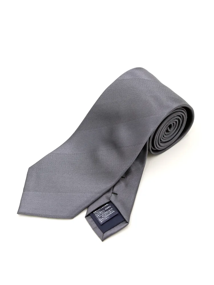 【ウォッシャブル】エコペットネクタイレギュラー再生繊維使用織柄無地ハントレークラブ通年