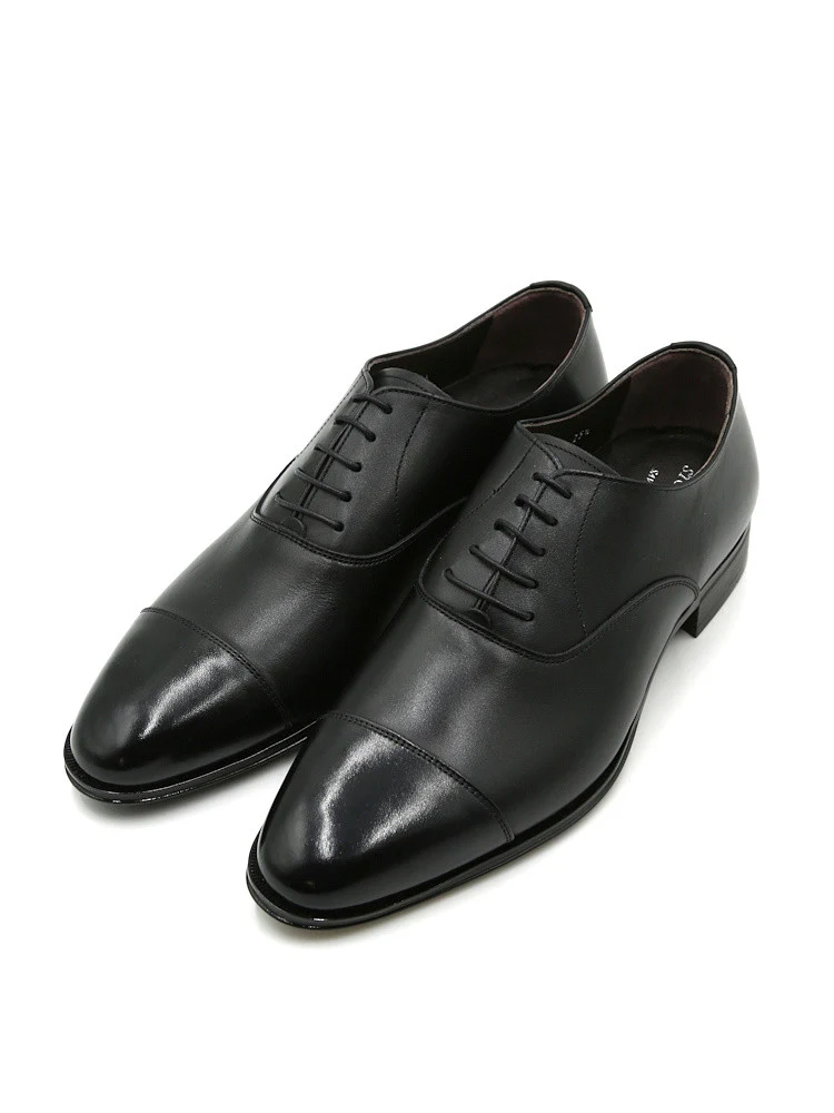 【日本製】シューズストレートチップ内羽根ビジネスシューズS＆MBLUELABEL通年