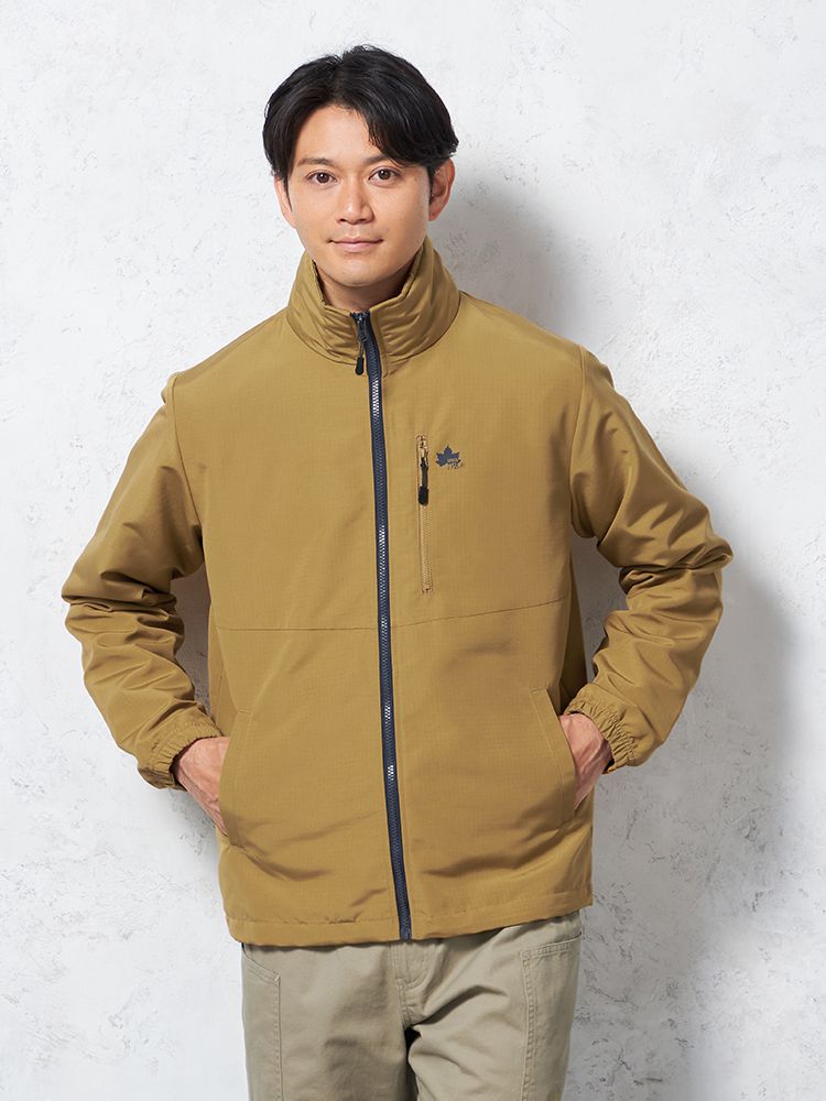 【LOGOS-ロゴス-】撥水加工裏メッシュブルゾン無地カジュアルアウター