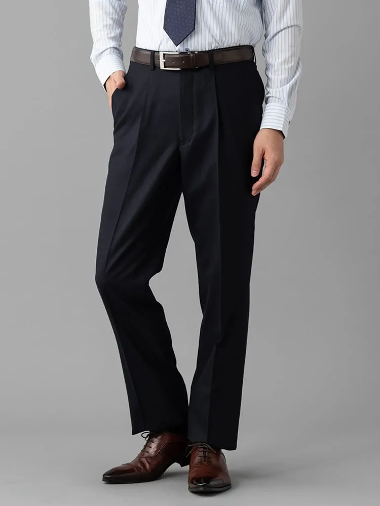 【ウォッシャブル】清潔パンツスラックスワンタック秋冬Regent